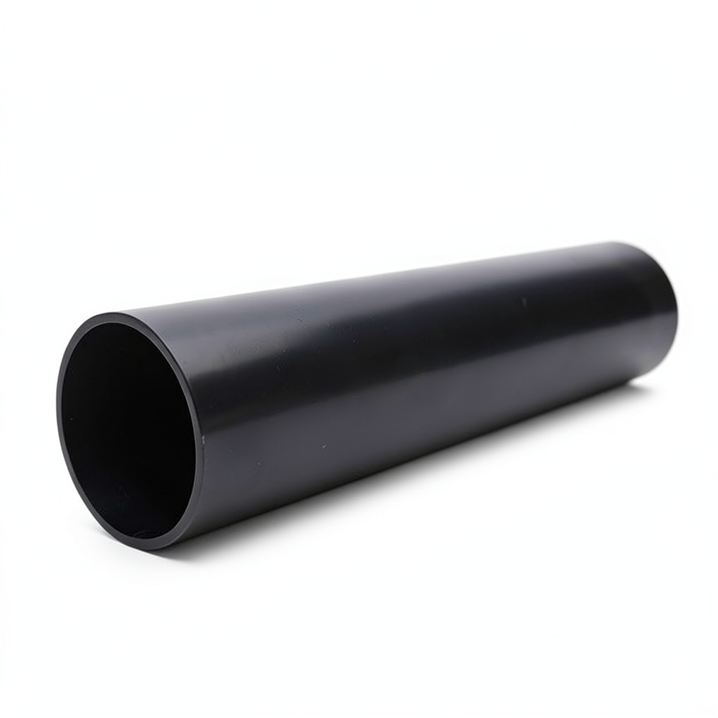 مواسير UPVC ضغط اسمي 13.8 بار مقاس 6 إنش سمك 8.03 مم لون اسود