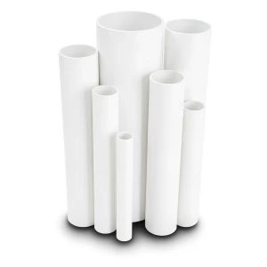 مواسير UPVC مقاس 6 إنش سمك 9.91 مم ضغط 17.2 بار لون أبيض