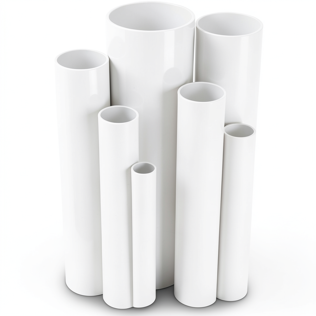 UPVC Pipes 8 inch Thickness 6.73 mm Pressure 8.6 Bar White