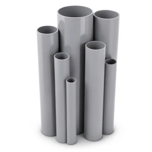 مواسير UPVC مقاس 8 إنش ضغط 8.6 بار سمك 6.73 مم لون رمادي