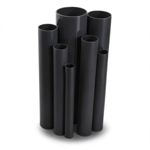 UPVC Pipes 8 inch Size 6.73 mm Thickness 8.6 Bar Pressure Black