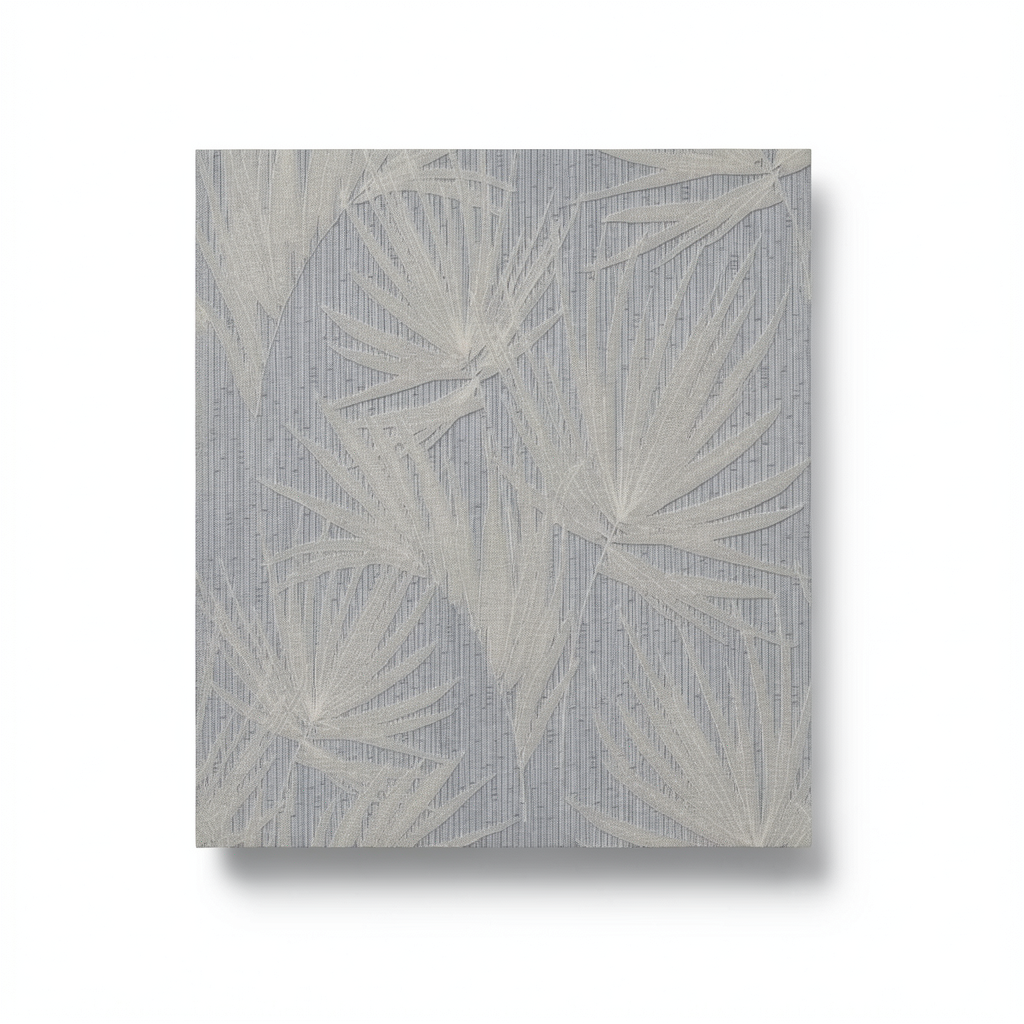 Italian Wall Covering Gray Color 10m x 0.53m, Model 63004