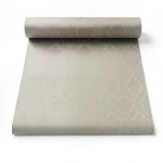 Italian Wallpaper Dark Beige Color Patterned Design, Size 10mx0.70m, Model 14063