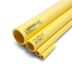 أنابيب HDPE PE 100 ضغط 16 بار قطر 200 مم سمك 18.2 مم لون أصفر | نيبروبلاست