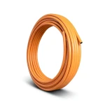 لفة أنابيب HDPE المنى ضغط 10 بار PE 100 قطر خارجي 16 مم سمك 3 مم لون برتقالي