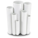 مواسير UPVC ضغط 11 بار مقاس 8 إنش سمك 8.43 مم لون أبيض