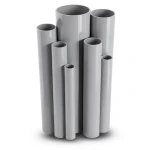 مواسير UPVC مقاس 8 إنش سمك 8.43 مم ضغط 11 بار لون رمادي