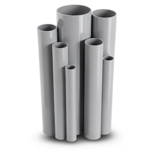 UPVC Pipes 8 Inch Thickness 8.43 mm Pressure 11 Bar Gray