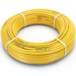 أنابيب HDPE نيبروبلاست PE 100 ضغط 12.5 بار قطر خارجي 25 مم سمك 1.9 مم لون أصفر 