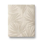 Italian Wall Covering Leaf Pattern 10m x 0.53m Beige