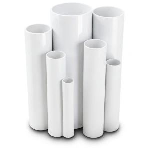 مواسير UPVC مقاس 8 إنش سمك 12.90 مم ضغط 17.2 بار لون أبيض