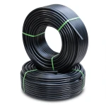 أنابيب HDPE PE 100 ضغط 10 بار قطر خارجي 50 مم سمك 3.0 مم لون اسود | نيبروبلاست