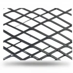 Hot Rolled (Black) Steel Expanded Metal Mesh   Thickness 1.4 mm Width 2.44  M Length 1 meter | Bait Al Tatawor Company