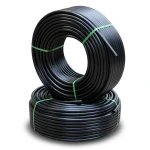 أنابيب HDPE PE 100 ضغط 10 بار قطر 125 مم سمك 7.4 مم لون أسود | نيبروبلاست