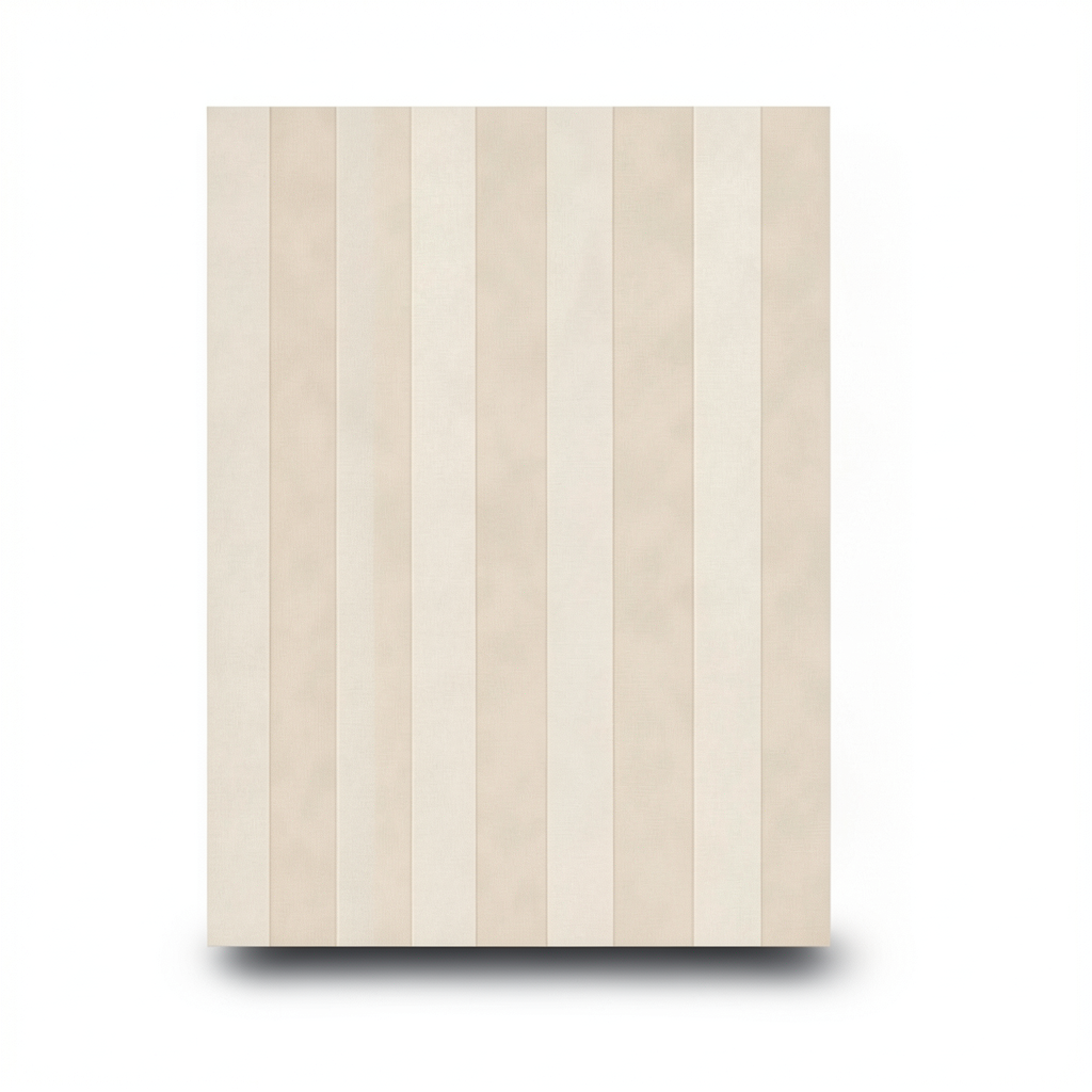 German Wall Covering Striped 10m x 0.73m, Beige Color