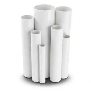 مواسير UPVC ضغط اسمي 13.8 بار مقاس 6 إنش سمك 8.03 مم لون أبيض