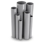 مواسير UPVC مقاس 6 إنش ضغط 13.8 بار سمك 8.03 مم لون رمادي