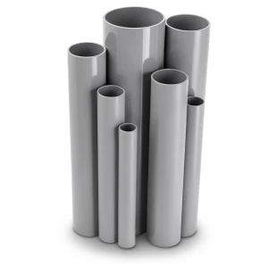 UPVC Pipes 6 Inch Size 13.8 Bar Pressure 8.03 mm Thickness Gray