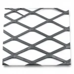Hot Rolled (Black) Steel Expanded Metal Mesh   Thickness 2 mm Width 2.44  meter Length 1 meter | Bait Al Tatawor Company
