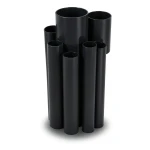 مواسير UPVC ضغط اسمي 13.8 بار مقاس 6 إنش سمك 8.03 مم لون اسود