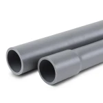 UPVC Pipes Schedule 80 Size 6 Inch Thickness 10.97 mm Gray