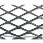 Hot Rolled (Black) Steel Expanded Metal Mesh   Thickness 2 mm Width 2.44  meter Length 4 meter | Bait Al Tatawor Company