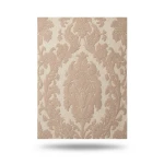 Italian Wall Covering 10m x 0.53m Light Brown, Model 63013