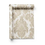 Italian Wall Decoration Beige Color 10m x 0.53m, Model 63020