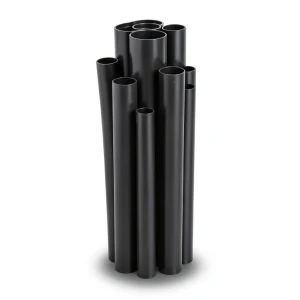 مواسير UPVC مقاس 6 إنش سمك 9.91 مم ضغط 17.2 بار لون اسود