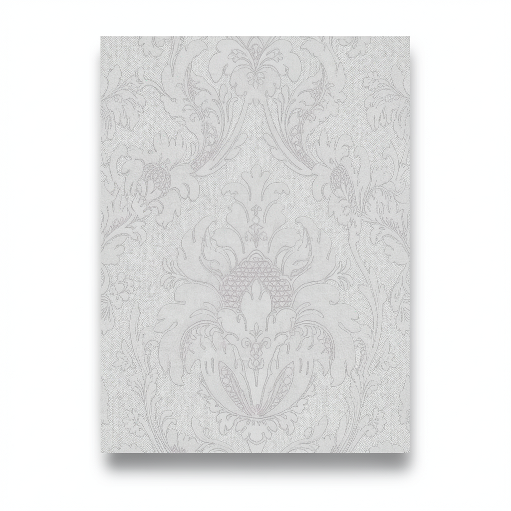 Italian Wall Covering 10m x 0.53m Pale Grey, Model 63023