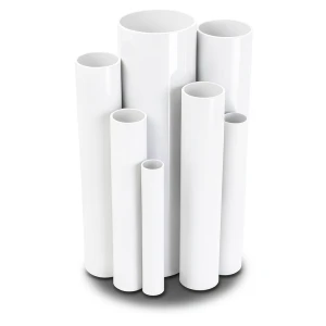 مواسير UPVC مقاس 8 إنش سمك 6.73 مم ضغط 8.6 بار لون أبيض