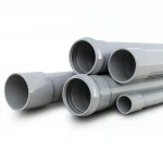 UPVC Pipes Plasco Nominal Pressure 6 Bar Outside Diameter 200 mm Thickness 5.9 mm Gray Colour