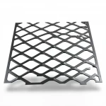 Hot Rolled (Black) Steel Expanded Metal Mesh   Thickness 1.7 mm Width 2.44  meter Length 5 meter | Bait Al Tatawor Company