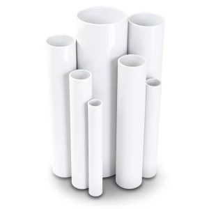 UPVC Pipes 6.9 Bar Pressure 8 Inch Size 5.33 mm Thickness White