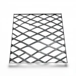 Hot Rolled (Black) Steel Expanded Metal Mesh   Thickness 2 mm Width 2.44  meter Length 5 meter | Bait Al Tatawor Company