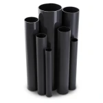 مواسير UPVC ضغط 11 بار مقاس 8 إنش سمك 8.43 مم لون اسود