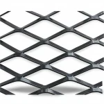 Hot Rolled (Black) Steel Expanded Metal Mesh   Thickness 1.2 mm Width 2.44  meter Length 6 meter | Bait Al Tatawor Company