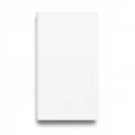 Plain Italian design wallpaper, white color, length 10 m, width 1.06 m, model 97217