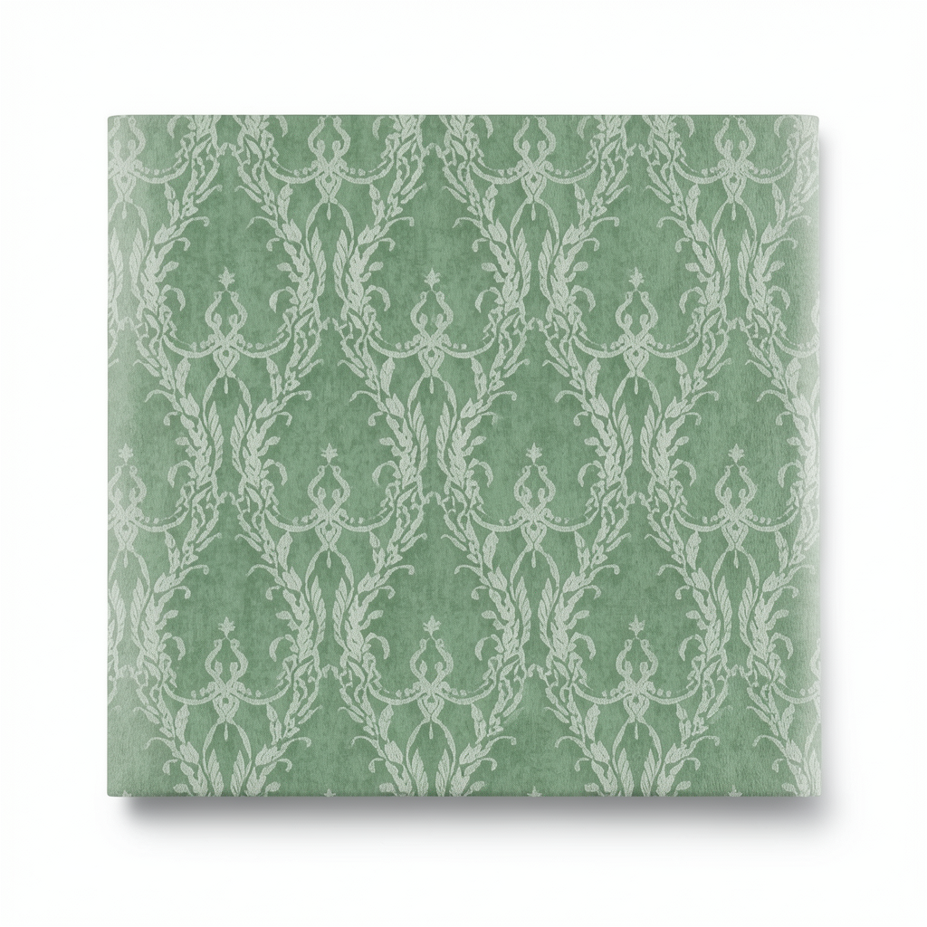 Classic Wall Covering Green Color, 10m x 1.06m, Model 44417