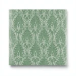 Classic Wall Covering Green Color, 10m x 1.06m, Model 44417