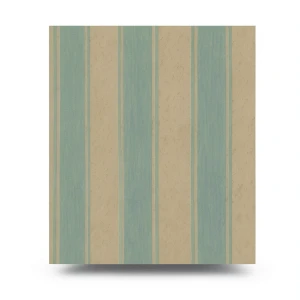 German Wall Decoration Wallpaper 10m x 0.73m Green with Beige