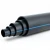 HDPE Polyethylene Pipe  PN 10 Bar [PE 100] Outside Diameter 225 mm  SDR 17  Color Black with Blue Stripes | Almona Company
