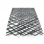 Hot Rolled (Black) Steel Expanded Metal Mesh   Thickness 1.7 mm Width 2.44  M Length 4 meter | Bait Al Tatawor Company