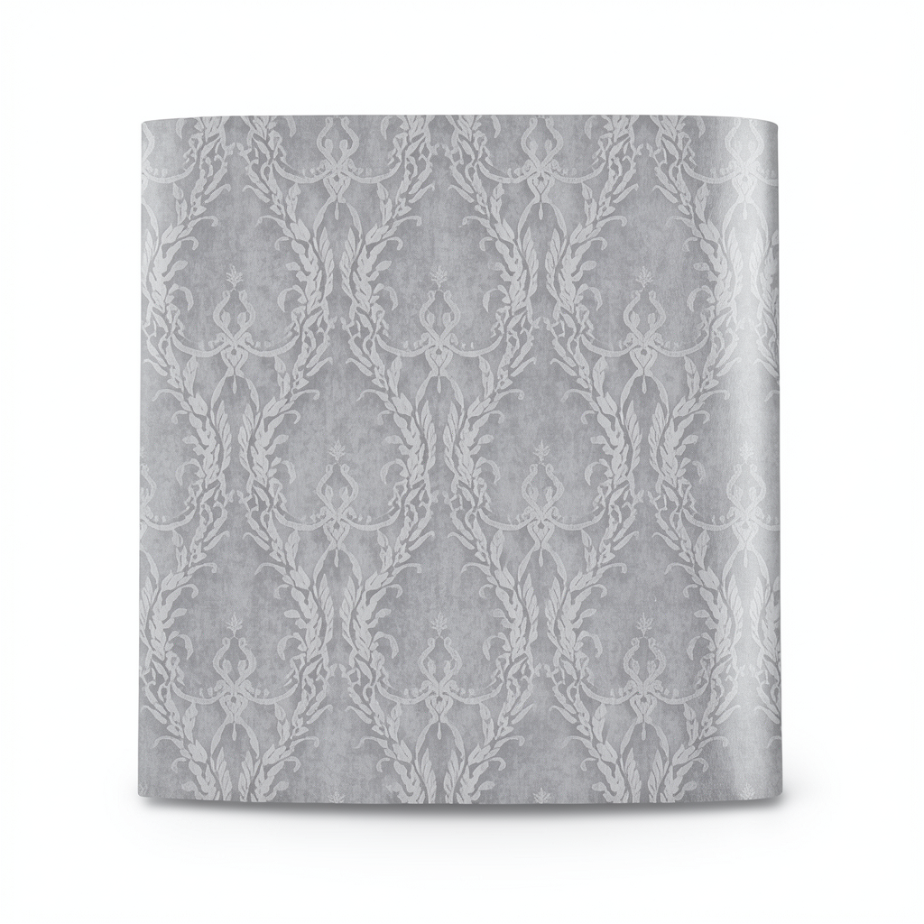Italian Wallpaper Classic Design 10m x 1.06m, Gray