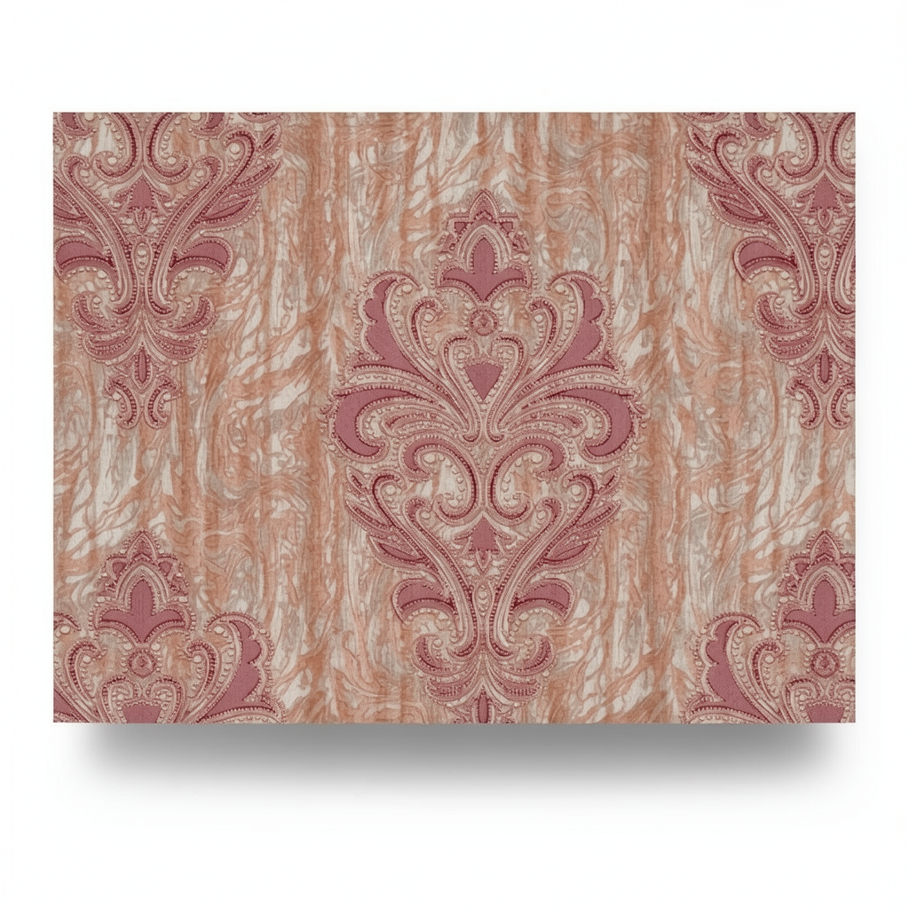 Wall Decoration Classic Design 10 m x 1.06 m Red, Model 44410