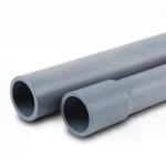 مواسير UPVC لانظمة الصرف الصحي الوطني ضغط 10 بار  قطر خارجي 125 مم سمك 4.8 مم لون رمادي