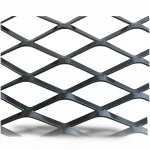 Hot Rolled (Black) Steel Expanded Metal Mesh   Thickness 2.3 mm Width 2.44  meter Length 4 meter | Bait Al Tatawor Company