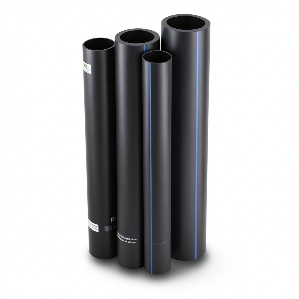 أنابيب HDPE نيبروبلاست PE 100 ضغط 10 بار قطر خارجي 315 مم سمك 18.7 مم لون أسود | نيبروبلاست