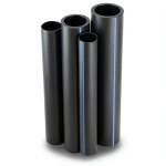 أنابيب HDPE نيبروبلاست PE 100 ضغط 10 بار قطر خارجي 355 مم سمك 21.1 مم لون اسود | نيبروبلاست