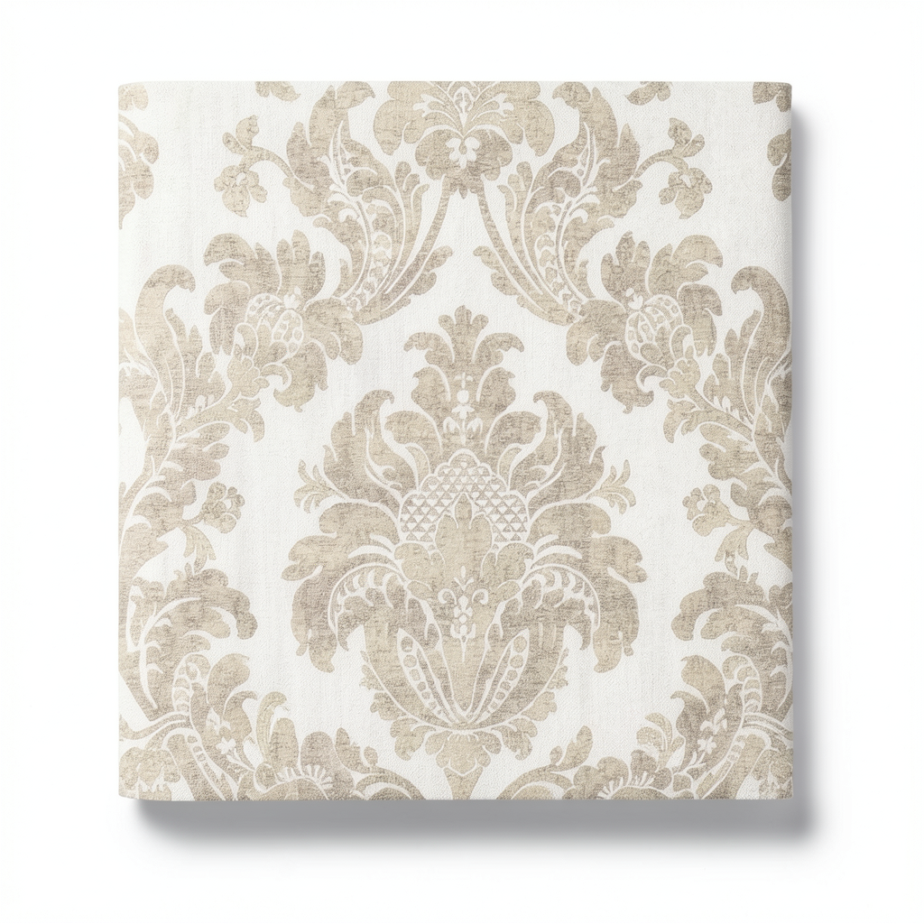 Italian Wall Decoration Beige Color 10m x 0.53m, Model 63020